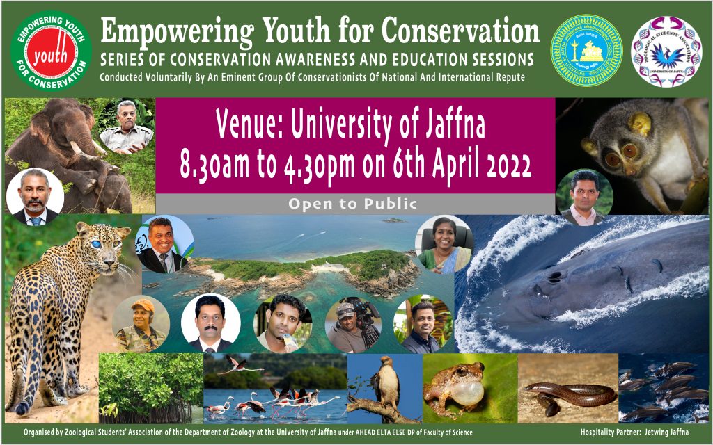 Empowering youth for conservation' - Wildlife and Nature Conservation  Programme | University of Jaffna