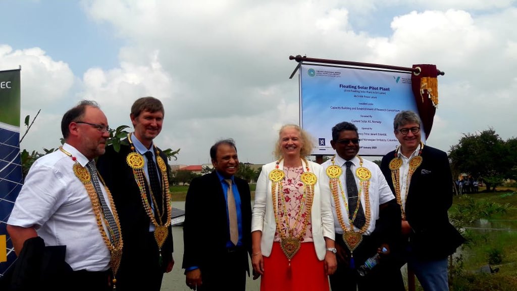 Sri Lanka’s first-ever floating solar plant opened in Kilinochchi ...